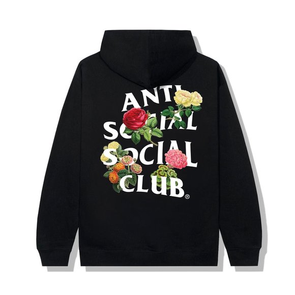 Anti Social Social Club Produce Black Hoodie ASSC DS New